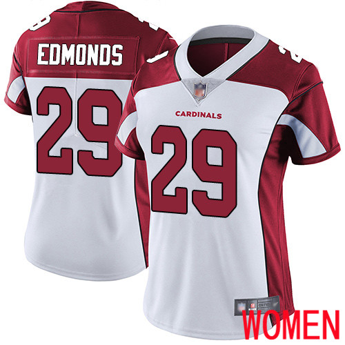 Arizona Cardinals Limited White Women Chase Edmonds Road Jersey NFL Football #29 Vapor Untouchable->women nfl jersey->Women Jersey
